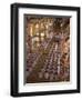 Rows of Monks at Prayer Inside a Temple of the Caodai Religious Sect, at Tay Ninh, Vietnam-Waltham Tony-Framed Photographic Print