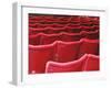 Rows of Red Theatre Seats-Kevin Walsh-Framed Premium Photographic Print