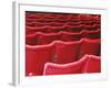 Rows of Red Theatre Seats-Kevin Walsh-Framed Photographic Print