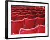 Rows of Red Theatre Seats-Kevin Walsh-Framed Photographic Print