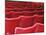 Rows of Red Theatre Seats-Kevin Walsh-Mounted Photographic Print