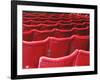 Rows of Red Theatre Seats-Kevin Walsh-Framed Photographic Print