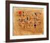 Rows of Symbols, 1931-Wassily Kandinsky-Framed Giclee Print