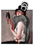 "Woman with Baton,"February 28, 1925-Roy Best-Framed Premium Giclee Print
