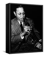 Roy Hines, Jazz Trumpet Player in 1941-null-Framed Stretched Canvas