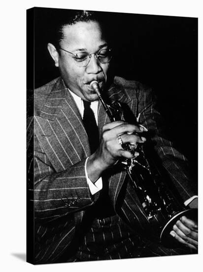 Roy Hines, Jazz Trumpet Player in 1941-null-Stretched Canvas