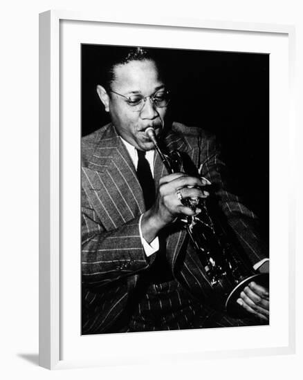 Roy Hines, Jazz Trumpet Player in 1941-null-Framed Photo