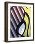 Roy Lichenstein's Mermaid Sculpture and Loews Hotel, South Beach, Miami, Florida, USA-Robin Hill-Framed Photographic Print