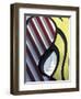 Roy Lichenstein's Mermaid Sculpture and Loews Hotel, South Beach, Miami, Florida, USA-Robin Hill-Framed Photographic Print