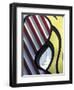 Roy Lichenstein's Mermaid Sculpture and Loews Hotel, South Beach, Miami, Florida, USA-Robin Hill-Framed Photographic Print