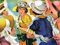 Queen of the Ball  - Saturday Evening Post "Leading Ladies", August 19, 1950 pg.31-Roy Prince-Premium Giclee Print