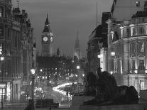 Evening View from Trafalgar Square Down Whitehall with Big Ben in the Background, London, England-Roy Rainford-Photographic Print