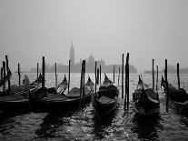 Gondolas and the Church of San Giorgio Maggiore, Venice, Veneto, Italy-Roy Rainford-Photographic Print