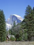 Half Dome Mountain Peak and Chapel, Unesco World Heritage Site, California-Roy Rainford-Photographic Print