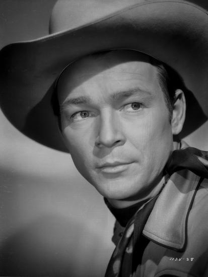 'Roy Rogers in Cowboy Hat Headshot Portrait' Photo - Jack Freulich ...