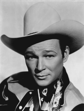 'Roy Rogers posed in Cowboy Hat' Photo - Movie Star News | AllPosters.com