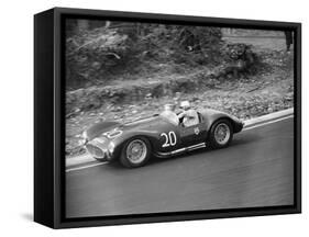 Roy Salvadori Driving a 1953 Maserati at Brands Hatch, Kent, 1954-null-Framed Stretched Canvas