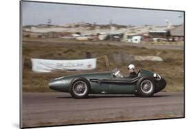 Roy Salvadori Driving an Aston Martin DBR4, Dutch Grand Prix, Zandvoort, Holland, 1959-null-Mounted Photographic Print