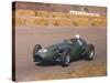 Roy Salvadori Driving an Aston Martin, Dutch Grand Prix, Zandvoort, 1959-null-Stretched Canvas