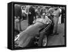 Roy Salvadori in a Maserati, Goodwood, 1954-null-Framed Stretched Canvas