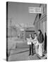 Roy Takeno, Editor, and Group, Manzanar Relocation Center, California-Ansel Adams-Stretched Canvas