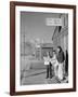 Roy Takeno, Editor, and Group, Manzanar Relocation Center, California-Ansel Adams-Framed Photo