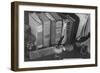 Roy Takeno's Desk, Manzanar Relocation Center-Ansel Adams-Framed Art Print