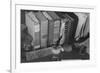 Roy Takeno's Desk, Manzanar Relocation Center-Ansel Adams-Framed Premium Giclee Print
