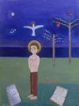 Boy Praying in the Garden, 2002-Roya Salari-Giclee Print