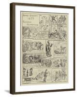 Royal Academy 1877, Pictures Prophesied-Edward Armitage-Framed Giclee Print