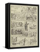 Royal Academy 1877, Pictures Prophesied-Edward Armitage-Framed Stretched Canvas