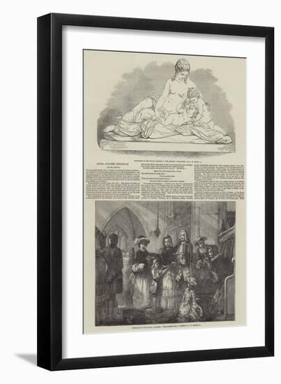 Royal Academy Exhibition-Thomas Falcon Marshall-Framed Giclee Print