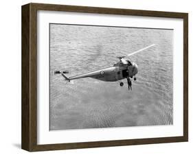 Royal Air Force Coastal Command Rescue Helicopters in Action-null-Framed Photographic Print