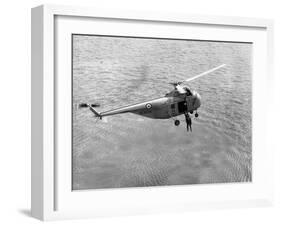 Royal Air Force Coastal Command Rescue Helicopters in Action-null-Framed Photographic Print