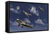 Royal Air Force Supermarine Spitfires Taking Off as They into Combat-Stocktrek Images-Framed Stretched Canvas