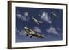 Royal Air Force Supermarine Spitfires Taking Off as They into Combat-Stocktrek Images-Framed Art Print