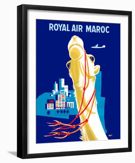 Royal Air Morocco (Maroc) Airlines-Seguin-Framed Giclee Print