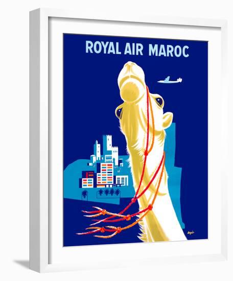 Royal Air Morocco (Maroc) Airlines-Seguin-Framed Giclee Print