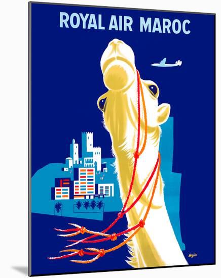 Royal Air Morocco (Maroc) Airlines-Seguin-Mounted Giclee Print