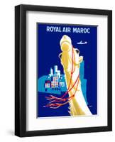 Royal Air Morocco (Maroc) Airlines-Seguin-Framed Art Print