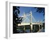 Royal Albert Bridge, Chelsea, London, England, United Kingdom, Europe-Ken Gillham-Framed Photographic Print