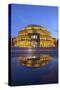 Royal Albert Hall Reflected in Puddle, London, England, United Kingdom, Europe-Stuart Black-Stretched Canvas