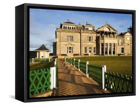 Royal and Ancient Golf Club, St. Andrews, Fife, Scotland, United Kingdom, Europe-Mark Sunderland-Framed Stretched Canvas