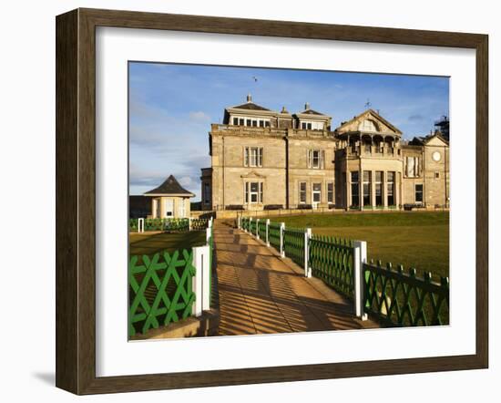 Royal and Ancient Golf Club, St. Andrews, Fife, Scotland, United Kingdom, Europe-Mark Sunderland-Framed Photographic Print