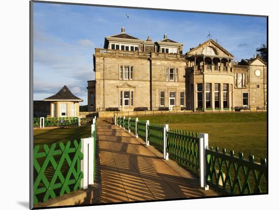 Royal and Ancient Golf Club, St. Andrews, Fife, Scotland, United Kingdom, Europe-Mark Sunderland-Mounted Photographic Print