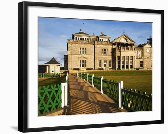 Royal and Ancient Golf Club, St. Andrews, Fife, Scotland, United Kingdom, Europe-Mark Sunderland-Framed Photographic Print