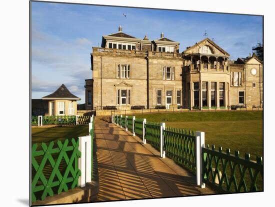 Royal and Ancient Golf Club, St. Andrews, Fife, Scotland, United Kingdom, Europe-Mark Sunderland-Mounted Photographic Print