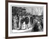 Royal and Imperial Visit to the Crystal Palace, 1850S-William Barnes Wollen-Framed Giclee Print