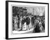 Royal and Imperial Visit to the Crystal Palace, 1850S-William Barnes Wollen-Framed Giclee Print