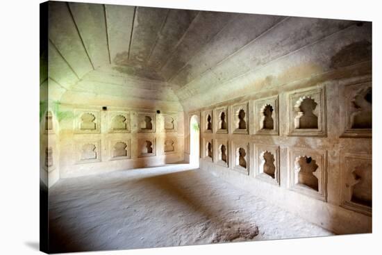 Royal Apartment in Ruined Talatal Ghar-Annie Owen-Stretched Canvas